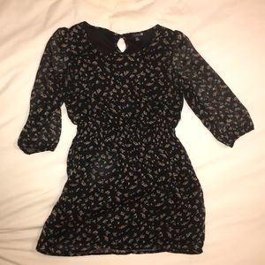 Sheer Forever 21 Floral Dress